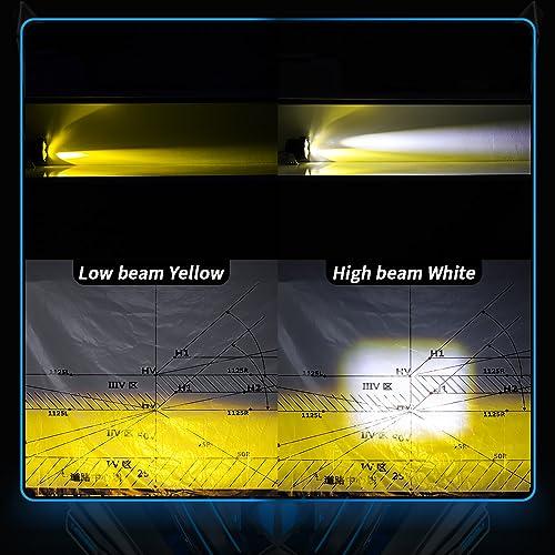 【並行輸入品】Adzoon オートバイ 3インチ ダブルカラー LEDポッド Adzoon Motorcycle Fog Lights, 3 I_7