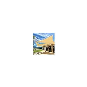 【並行輸入品】Artpuch 24'x24'x24' Customize Sand Sun Shade Sail UV Block 185 Gの画像