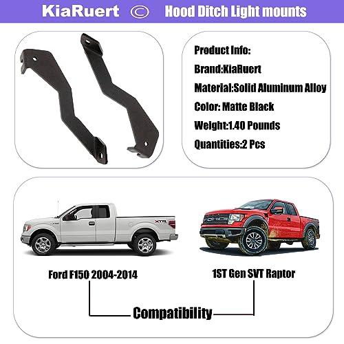 【並行輸入品】KiaRuert Hood Ditch Light mounts，A Pillar Spotlight Light Bracke_4