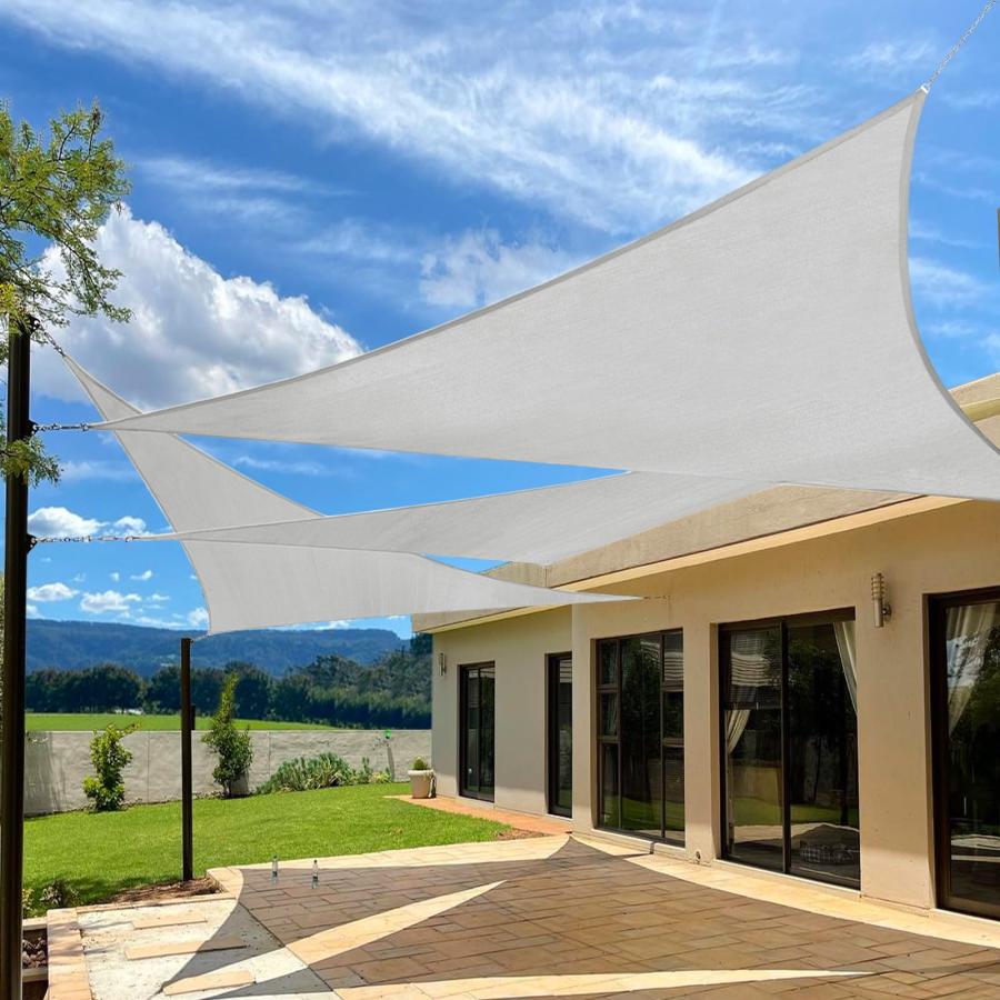 並行輸入品】Artpuch 4'x4'x4' Customize Light Sliver Grey Sun Shade