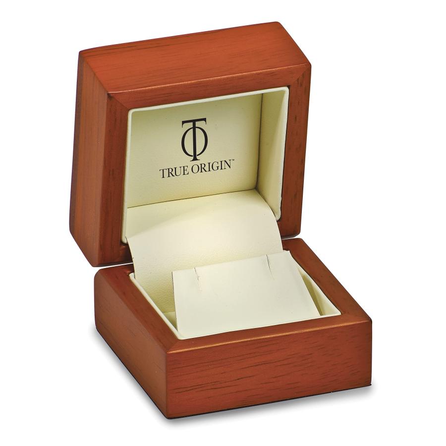 【並行輸入品】Solid 14k Yellow Gold Lab Grown Diamond Cross Pendant Necklace Cの画像