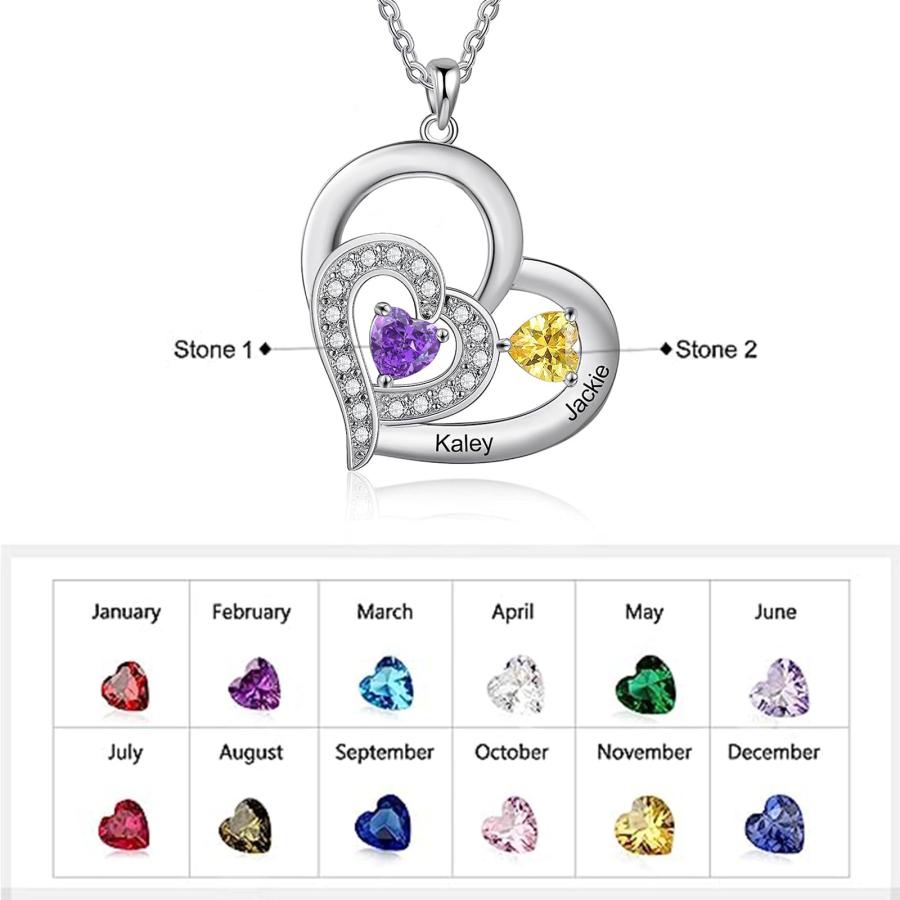 【並行輸入品】KECHO Custom Necklaces for Women Personalized Gifts for Mom Neckの画像