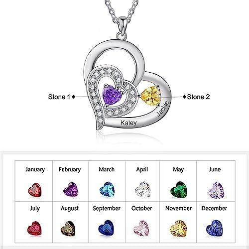 【並行輸入品】KECHO Custom Necklaces for Women Personalized Gifts for Mom Neckの画像