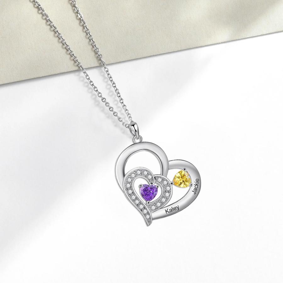 【並行輸入品】KECHO Custom Necklaces for Women Personalized Gifts for Mom Neckの画像