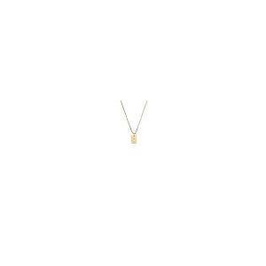 【並行輸入品】Oak&Luna   ウィロータグ イニシャルネックレス スターリングシルバー925 / ゴールドメッキ   パーソナライズされたの画像