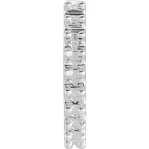 【並行輸入品】Platinum 16mm Hinged Single Hoop Earring Mounting (Only One Piecの画像