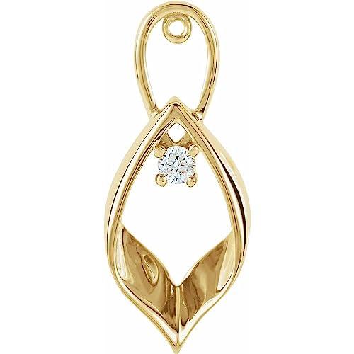 【並行輸入品】Continuum Sterling Silver Earring Mounting Jacket (Only One Piecの画像