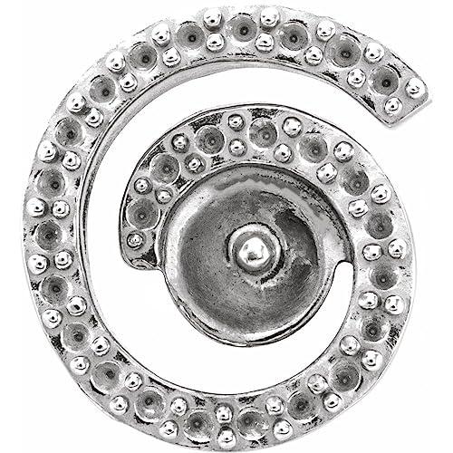 【並行輸入品】Semi Polished 10k Rose Gold Earrings Mounting for Pearl Center (_4