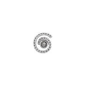 【並行輸入品】Semi Polished 10k Rose Gold Earrings Mounting for Pearl Center (_5