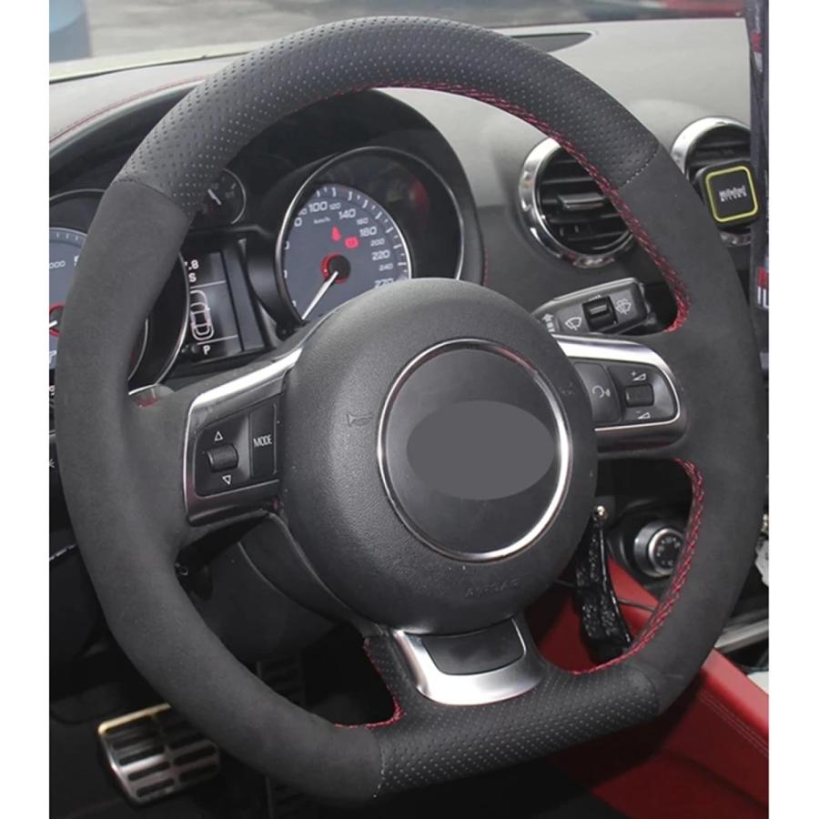 並行輸入品】ハンドルカバー アウディ RS3 8P 2011 2014 RS6 2008 2010