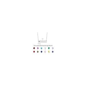 【並行輸入品】OUTANG 10K 14K 18K Gold Name Bar Necklace Personalized Birthstonの画像