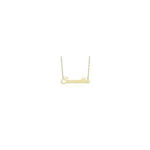 【並行輸入品】QL Jewelry カスタムネームネックレス 18Kゴールドメッキ ネームプレート カスタマイズジュエリーペンダント 女性へのギ_2