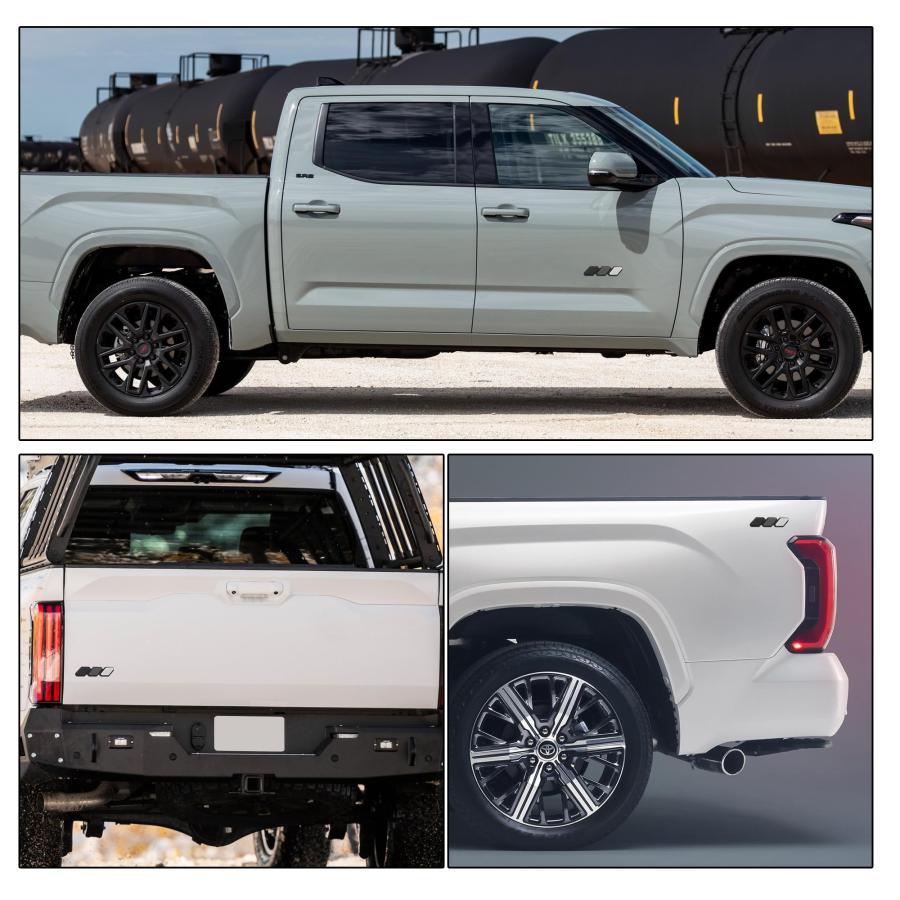 【並行輸入品】Tri Color Emblem Decal Sticker for Toyota Tacoma 4Runner Tundraの画像