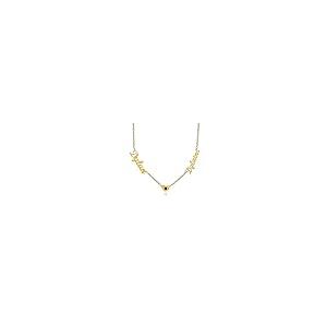 【並行輸入品】BETHZA 10K 14K 18K Solid Gold Personalized 2 Names Necklace forの画像