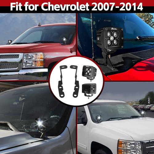 【並行輸入品】3Inch LED Cube pods Light \u0026 Ditch Light mounting Brackets kit 3iの画像