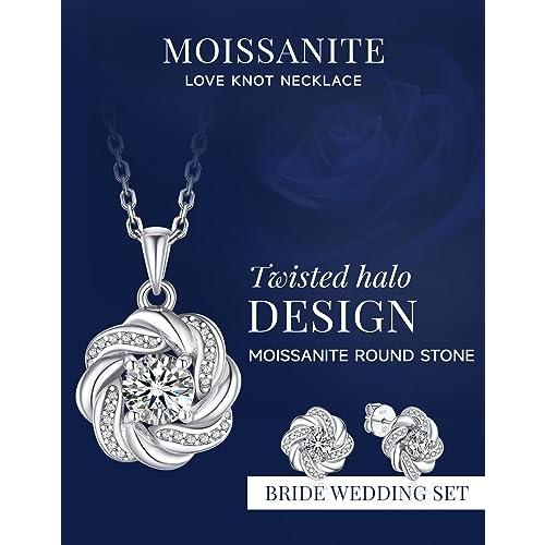 【☆】ダイヤモンドネックレス MomentWish Amazon | [MomentWish] モアッサナイト ネックレス レディース 1