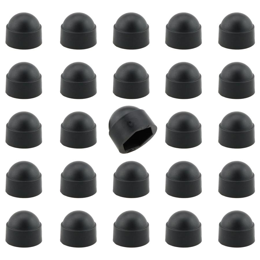 並行輸入品】プラスチックボルトナット DGZZI 25個 ブラック PE