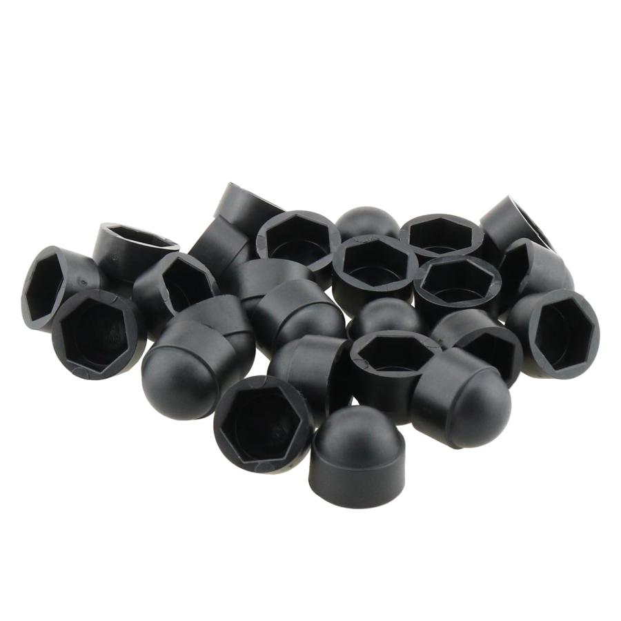 並行輸入品】プラスチックボルトナット DGZZI 25個 ブラック PE