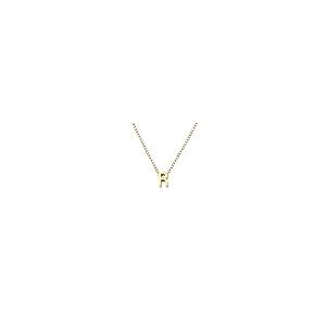 【並行輸入品】Alangbudu Initial Necklaces for Women， 14k Gold Plated Letter Ne_2