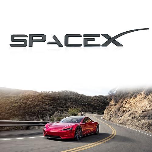 【並行輸入品】ONKENTET SpaceX Emblem Decal Sticker Compatible with Tesla Modelの画像