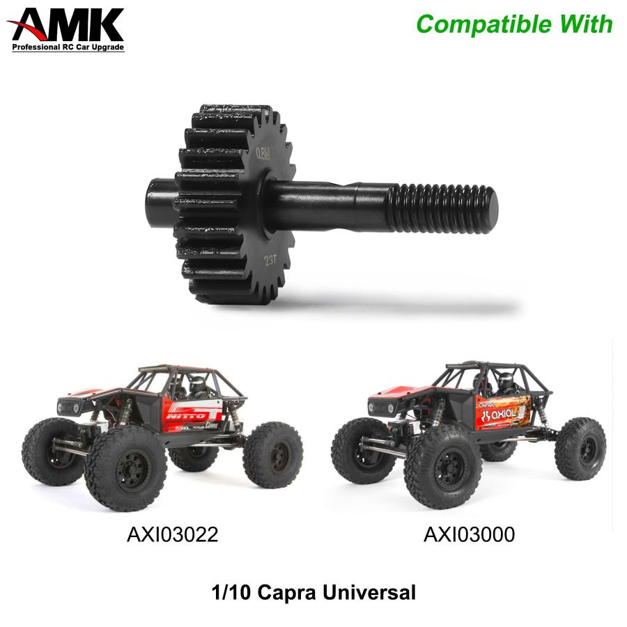 【並行輸入品】AMK Steel 12T 23T Capra ポータルギア UTB10 メタルギア 1/10 RCクローラー F9 Axialの画像