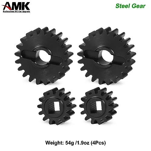 【並行輸入品】AMK Steel 12T 23T Capra ポータルギア UTB10 メタルギア 1/10 RCクローラー F9 Axialの画像