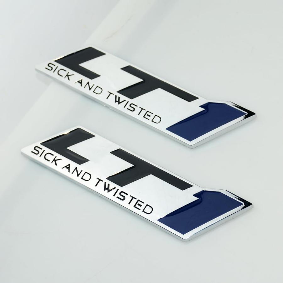 【並行輸入品】LT1 Sick and Twisted エンブレム エンジンバッジ 3D カーダッシュフェンダー トランクロゴ ネームプレートの画像