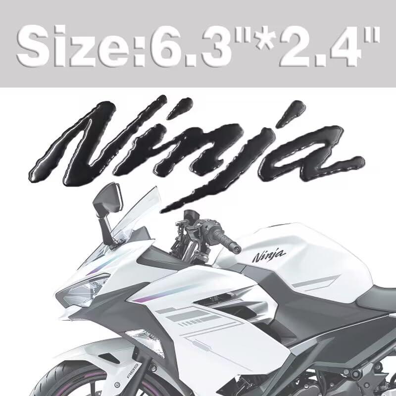 【並行輸入品】Motorcycle Ninja Emblem 3D Decals PVC Sticker Fuel Tank Badge Coの画像