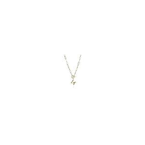 【並行輸入品】Kumshunie Toggle Clasp Initial Necklace for Women 18K Gold Lette_2