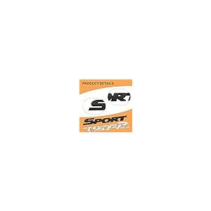 【並行輸入品】QUICTO 2PCS Automotive 3D Metallic Sport Sticker, Lettered Decalの画像