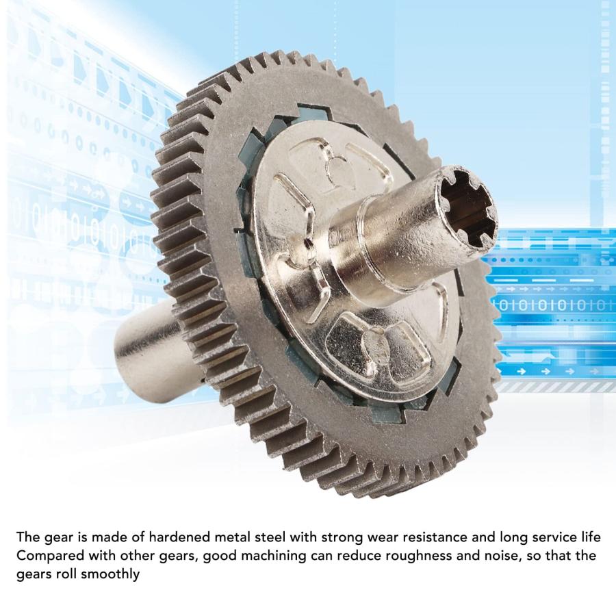 【並行輸入品】Steel 57T 0.8Mod Slipper Set, RC Slipper Clutch Spur Gear Replacの画像
