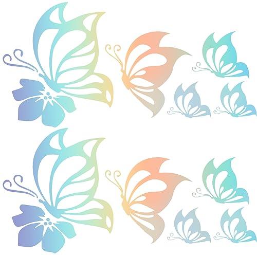 【並行輸入品】GORGECRAFT 2 Sheet Butterfly Car Decal Set Butterfly Vinyl Waterの画像