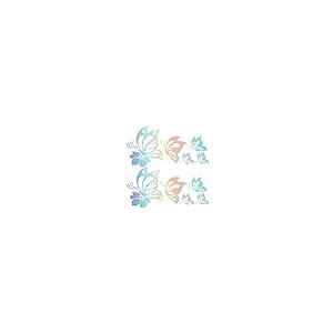 【並行輸入品】GORGECRAFT 2 Sheet Butterfly Car Decal Set Butterfly Vinyl Waterの画像