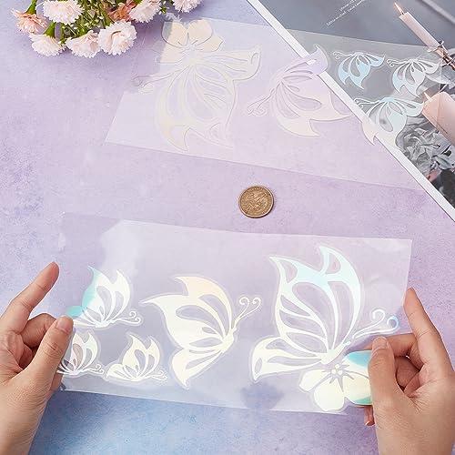 【並行輸入品】GORGECRAFT 2 Sheet Butterfly Car Decal Set Butterfly Vinyl Waterの画像