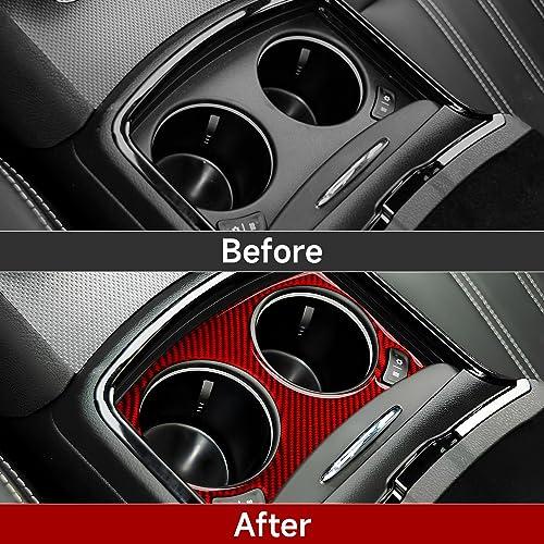 【並行輸入品】BRMYL Car Front Cup Holder Cover Decals for 2011 2023 Chrysler 3_7