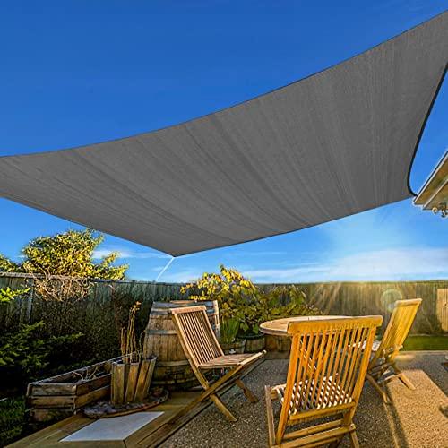 【並行輸入品】Artpuch 12'x12' Customize Dark Grey Sun Shade Sail UV Block 185_1