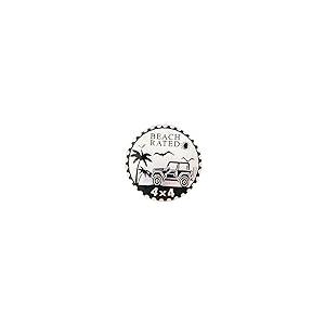 【並行輸入品】4 x 4 Metal Automotive Badge 3D Metal Car Emblems Emblems Roundの画像