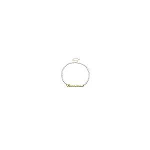 【並行輸入品】GLAVEHO Pearl Strands with Name Personalized Pearl Name Necklaceの画像