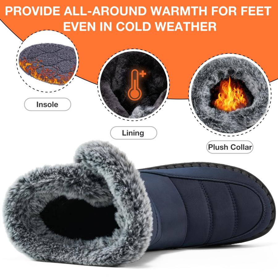 【並行輸入品】Atoshopce Womens Snow Boots Winter Boot Comfortable Fur Lined_6