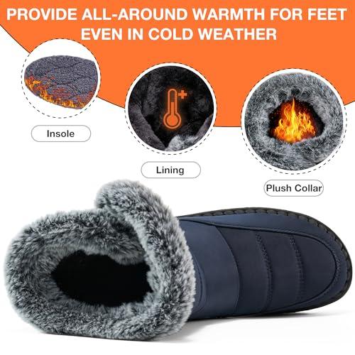 【並行輸入品】Atoshopce Womens Snow Boots Winter Boot Comfortable Fur Lined_7