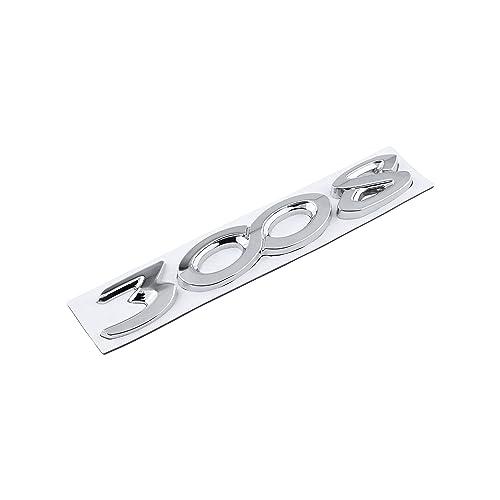 【並行輸入品】3008 Emblem Car Sticker Letter Word Sticker Badge Car Body Decalの画像
