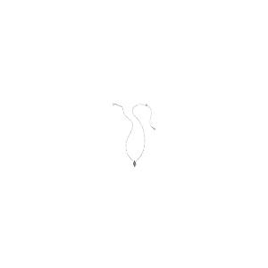 【並行輸入品】Kendra Scott Kinsley ショートペンダントネックレス， One Size， 真鍮， キュービックジルコニア Ke_5