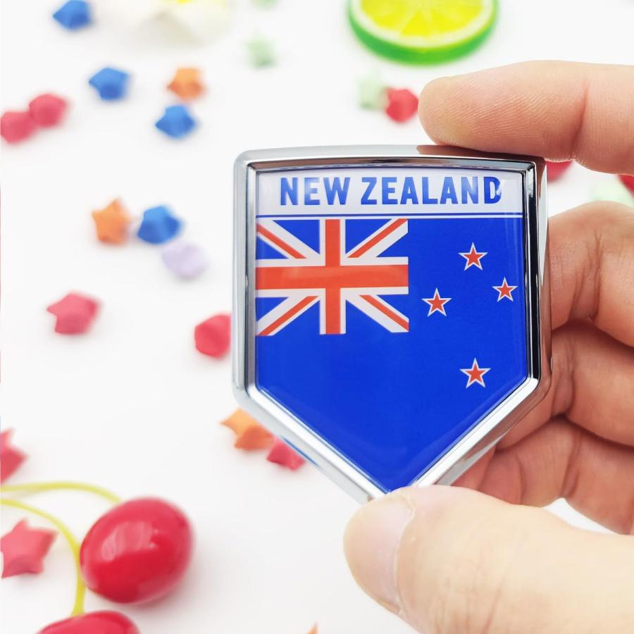 【並行輸入品】Overdecor 2 Pack New Zealand Flag Decal New Zealander Sticker Emの画像