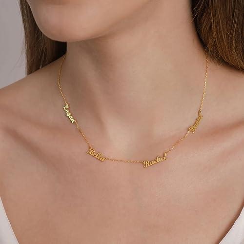 【並行輸入品】OUTANG 10K 14K 18K Gold Personalized Name Necklace 10K 14K 18K Sの画像