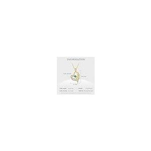 【並行輸入品】BETHZA 10K 14K 18K Solid Gold Personalized Heart Necklace for Woの画像