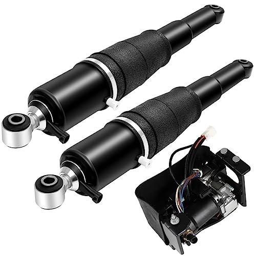 【並行輸入品】HXHREDRRD 3 Pieces Rear Side Suspension Shocks Iron Aluminium Al_1