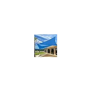 【並行輸入品】Artpuch 32'x32'x32' Customize Blue Sun Shade Sail UV Block 185 Gの画像