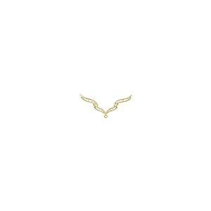 【並行輸入品】Semi Polished Platinum Necklace Center Jewelry Finding (Mountingの画像