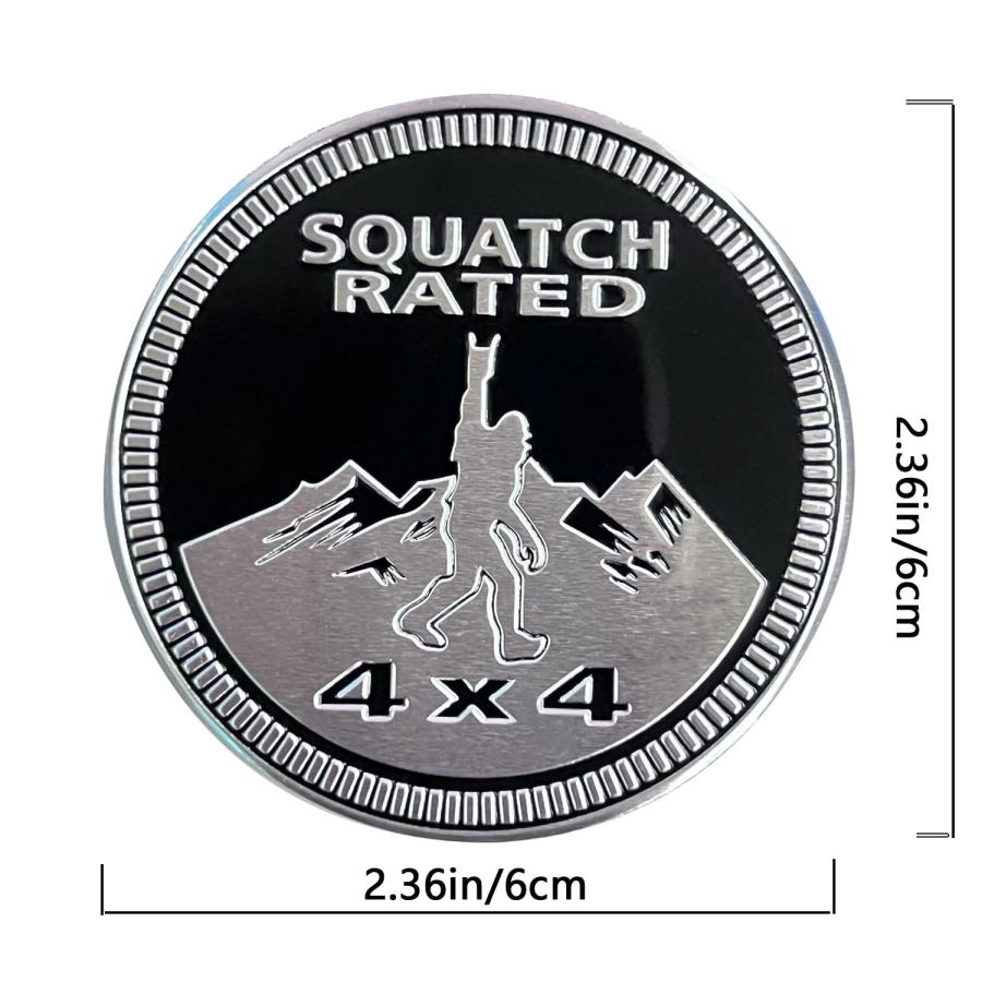 【並行輸入品】Car Emblem 4 x 4 Metal Automotive Badge 3D Metal Car Badges Emblの画像