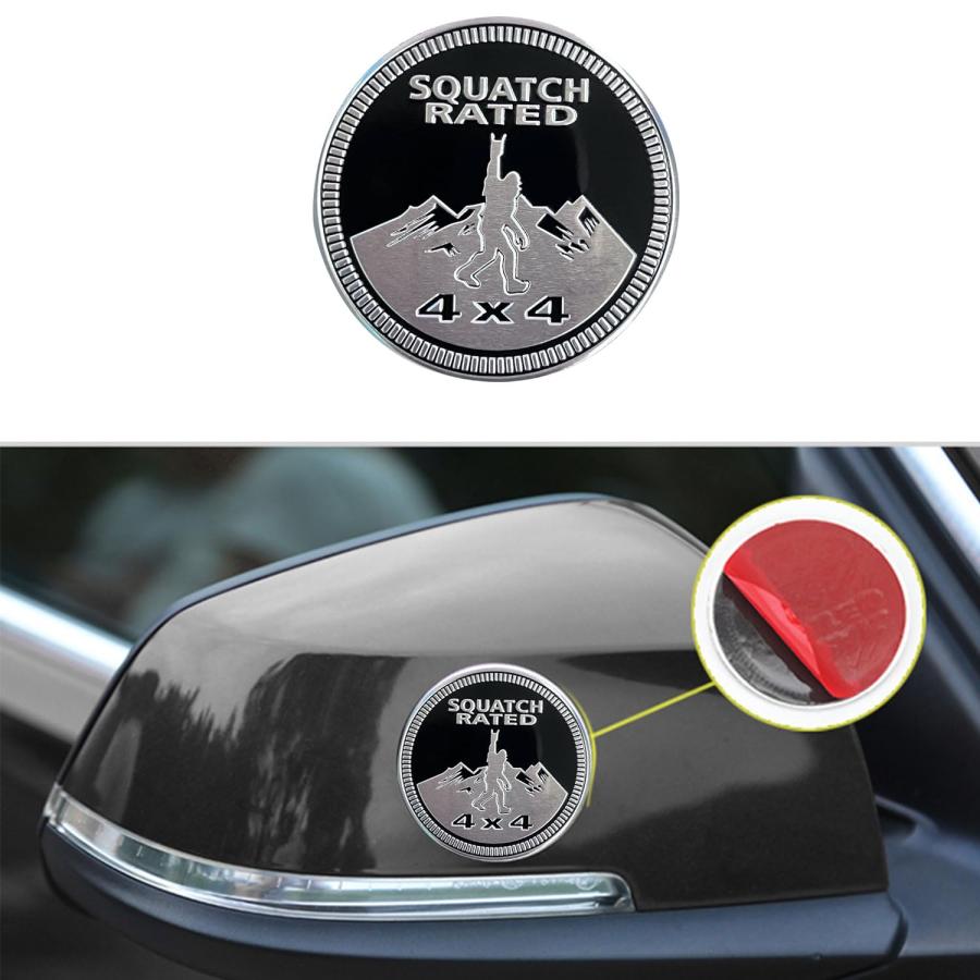 【並行輸入品】Car Emblem 4 x 4 Metal Automotive Badge 3D Metal Car Badges Emblの画像